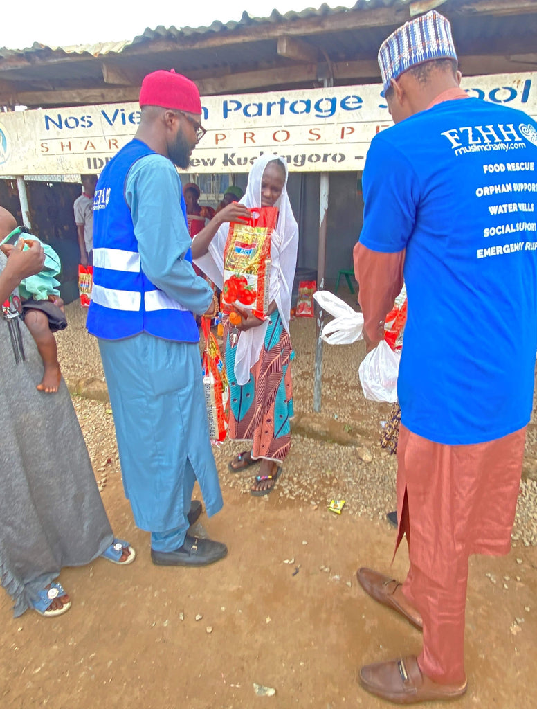 Abuja, Nigeria - Participating in Mobile Food Rescue Program by Distributing Candy & Footwear to Less Privileged Children & Rice Bags to Less Privileged School Teachers