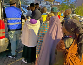 Nairobi, Kenya - Participating in Holy Qurbani Program & Mobile Food Rescue Program by Processing, Packaging & Distributing Over 123+ lbs. of Holy Qurbani Meat from 7+ Holy Qurbans to Local Community's 60+ Less Privileged People