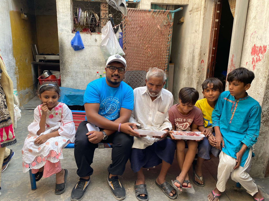 Lahore, Pakistan - Honoring URS/Union Sharif of Mawlana Shaykh Adnan Qabbani Qutub ul Aqtab ق ع by Distributing Holy Qurban Meat & Goodie Bags to Less Privileged Families