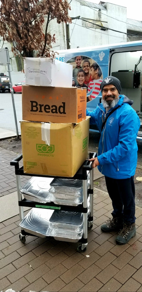 Vancouver, Canada - Participating in Mobile Food Rescue Program by Rescuing & Distributing 500+ Meals to Several Homeless & Women Shelters