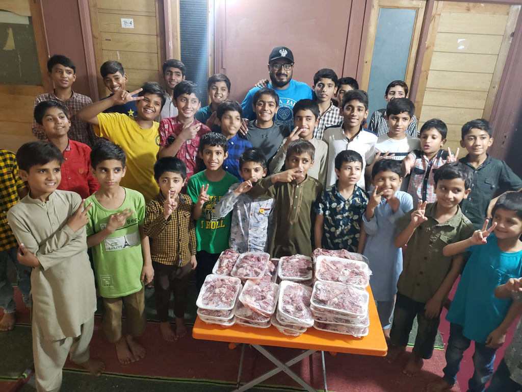 Pakistan - Honoring URS/Union of Mawlana Shaykh Ali ar-Ramitani ق ع & Imam Shamil ع by Preparing & Distributing Meat of 14 Holy Qurbans to Community's Orphanages & Families in Need