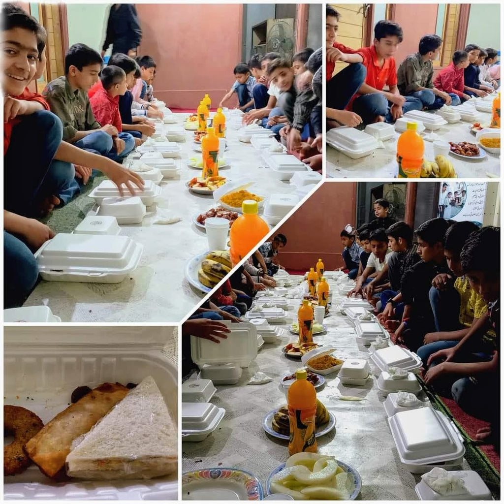 Honoring URS of Sayyidina Imam Ali (AS) by Serving Delicious Iftaar to Our Beloved Orphans - PK