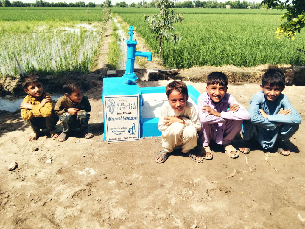 Punjab, Pakistan – Mohammad Soowambur – FZHH Water Well# 806