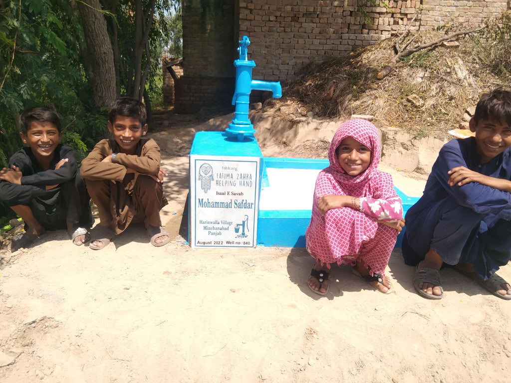 Punjab, Pakistan – Mohammad Safdar – FZHH Water Well# 840