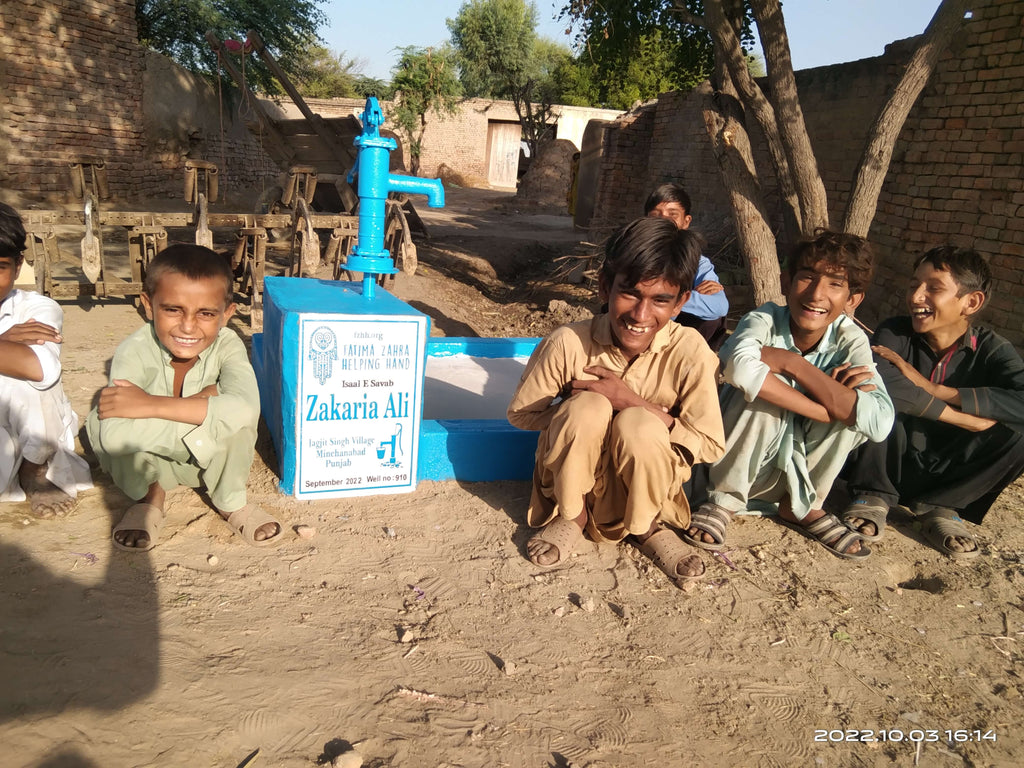Punjab, Pakistan – Zakaria Ali – FZHH Water Well# 910