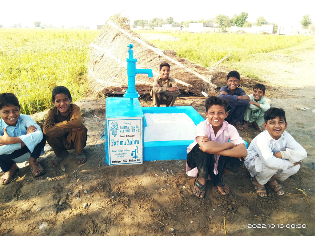 Punjab, Pakistan – Fatima Zahra – FZHH Water Well# 960