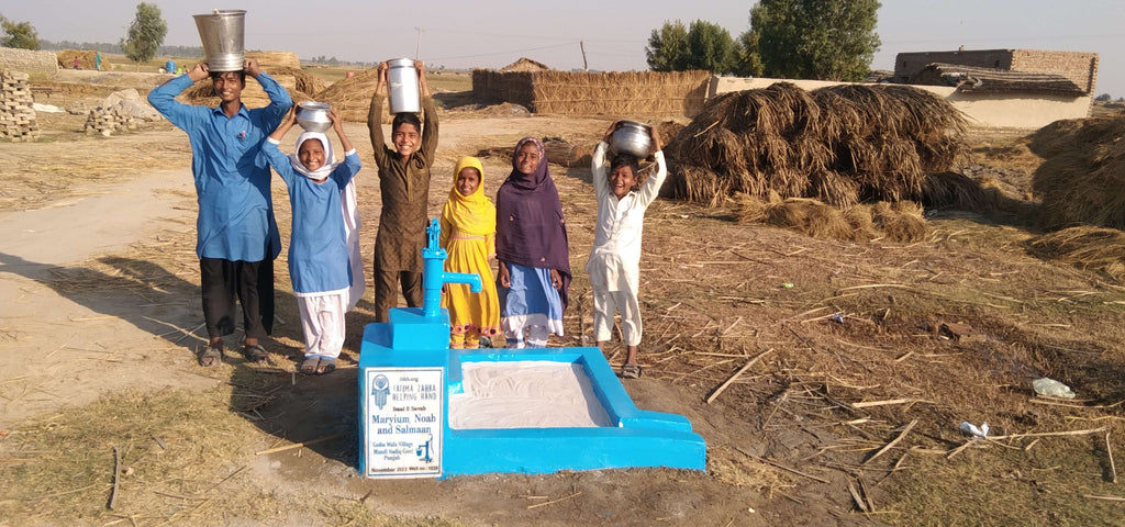Punjab, Pakistan – Maryium, Noah and Salmaan – FZHH Water Well# 1039