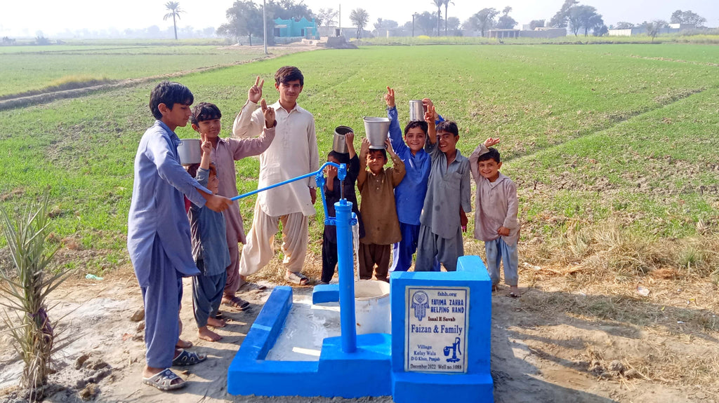 Punjab, Pakistan – Faizan & Family – FZHH Water Well# 1088