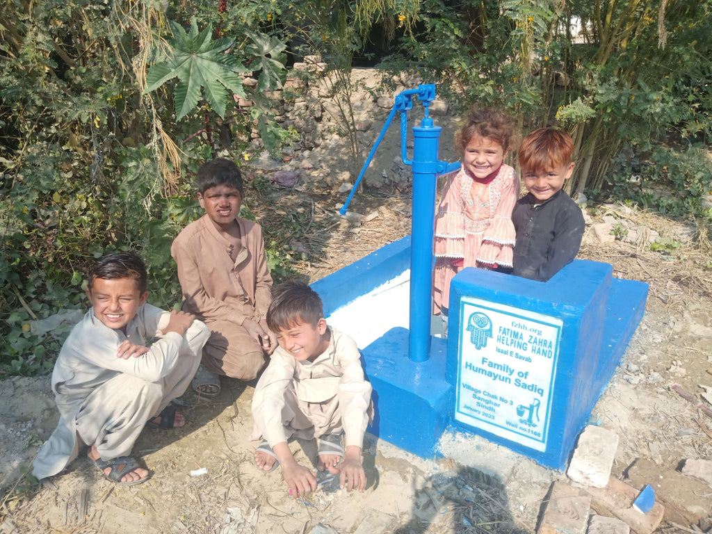 Sindh, Pakistan – Family of Humayun Sadiq – FZHH Water Well# 1168