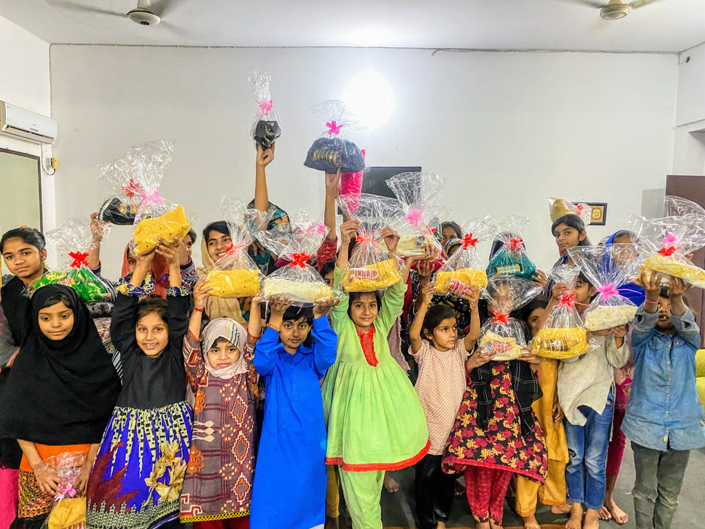 Lahore, Pakistan - Participating in Month of Ramadan Appeal Program & Orphan Support Program by Distributing Eid Gifts to 50+ Beloved Orphans at Local Community's Orphanage