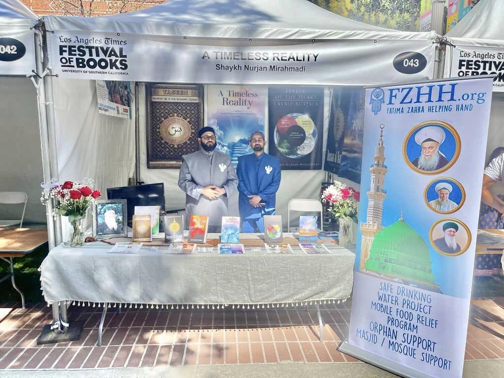 Los Angeles, California - Participating in New Masjid Support Program by Promoting Shaykh Nurjan's Dawa/Knowledge Propagation at Los Angeles Times Festival of Books Hosting 150,000+ Visitors