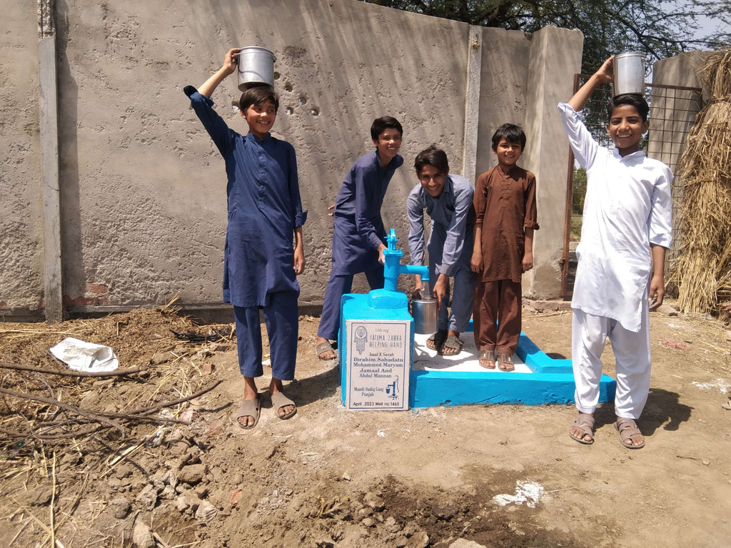 Punjab, Pakistan – Ibrahim, Sahadatu Mohammed, Maryam, Jamaal and Abdul Mannan – FZHH Water Well# 1465