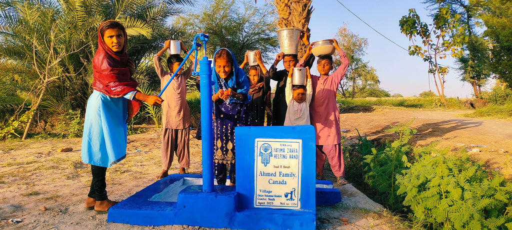 Sindh, Pakistan – Ahmed Family Canada – FZHH Water Well# 1554