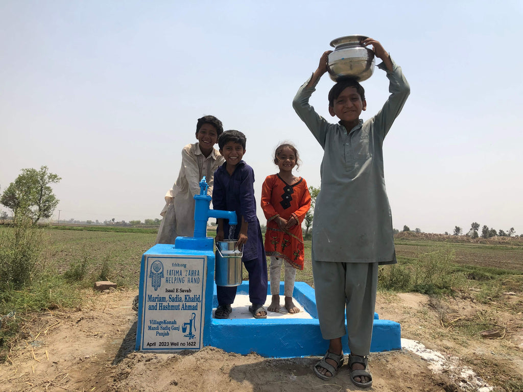Punjab, Pakistan – Mariam, Sadia, Khalid, and Hashmut Ahmad  – FZHH Water Well# 1622