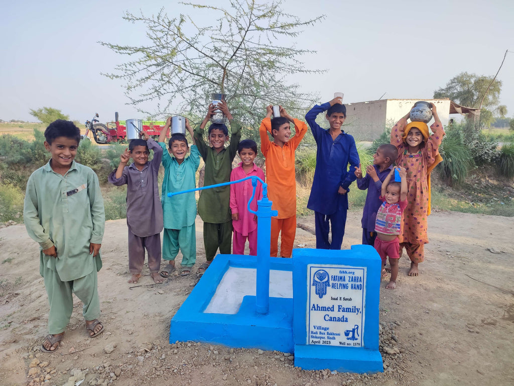 Sindh, Pakistan – Ahmed Family Canada – FZHH Water Well# 1579