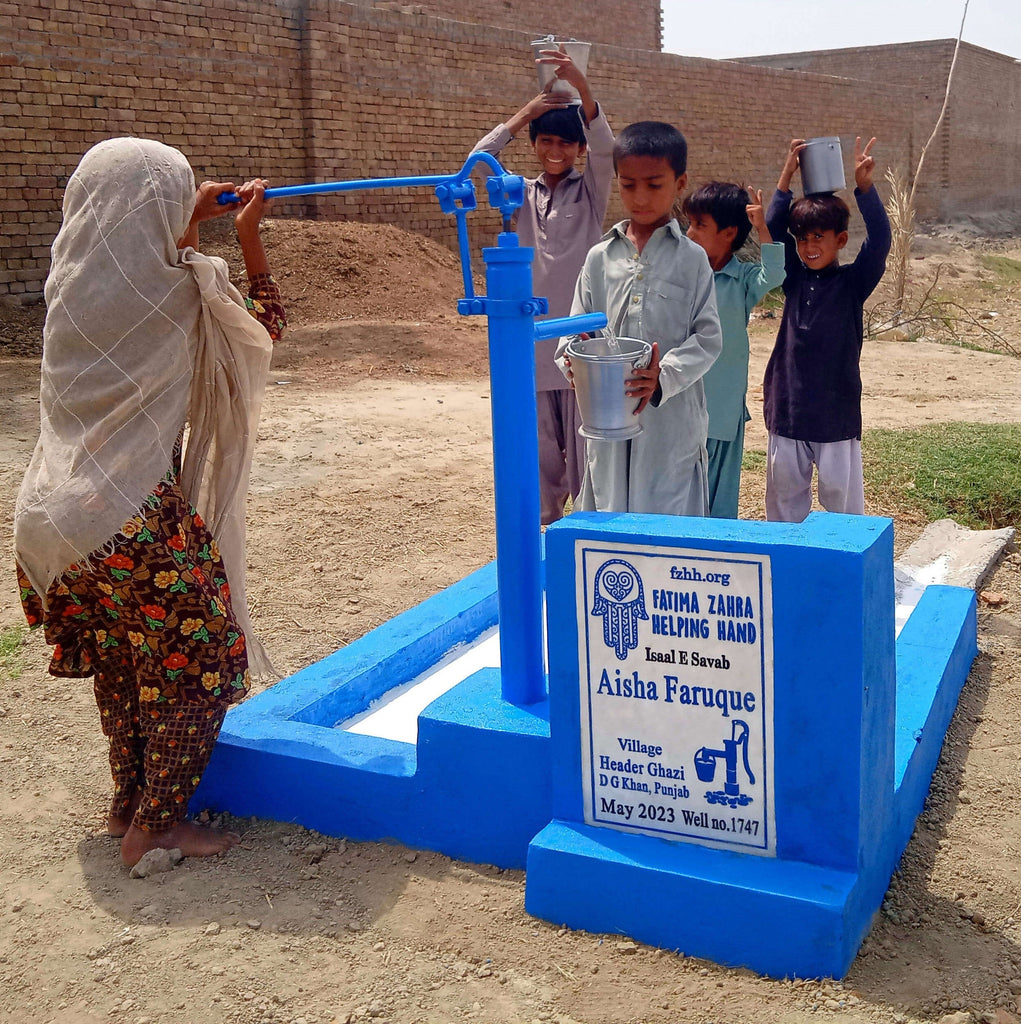 Punjab, Pakistan – Aisha Faruque – FZHH Water Well# 1747
