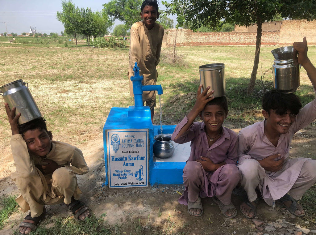 Punjab, Pakistan – Hussain Kawthar Auma – FZHH Water Well# 1996