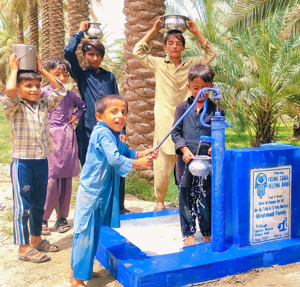 Sindh, Pakistan – Imam Al-Husayn Ibn Ali Ibn Talib & 72 Holy Martyrs Mirahmadi Family – FZHH Water Well# 2070