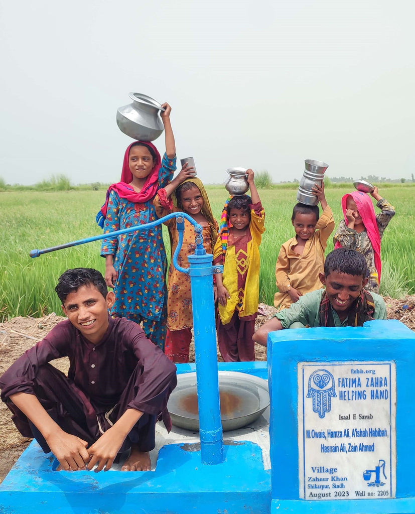 Sindh, Pakistan – M Owais, Hamza Ali, Alishah Habibah, Hasnain Ali, Zain Ahmed – FZHH Water Well# 2205