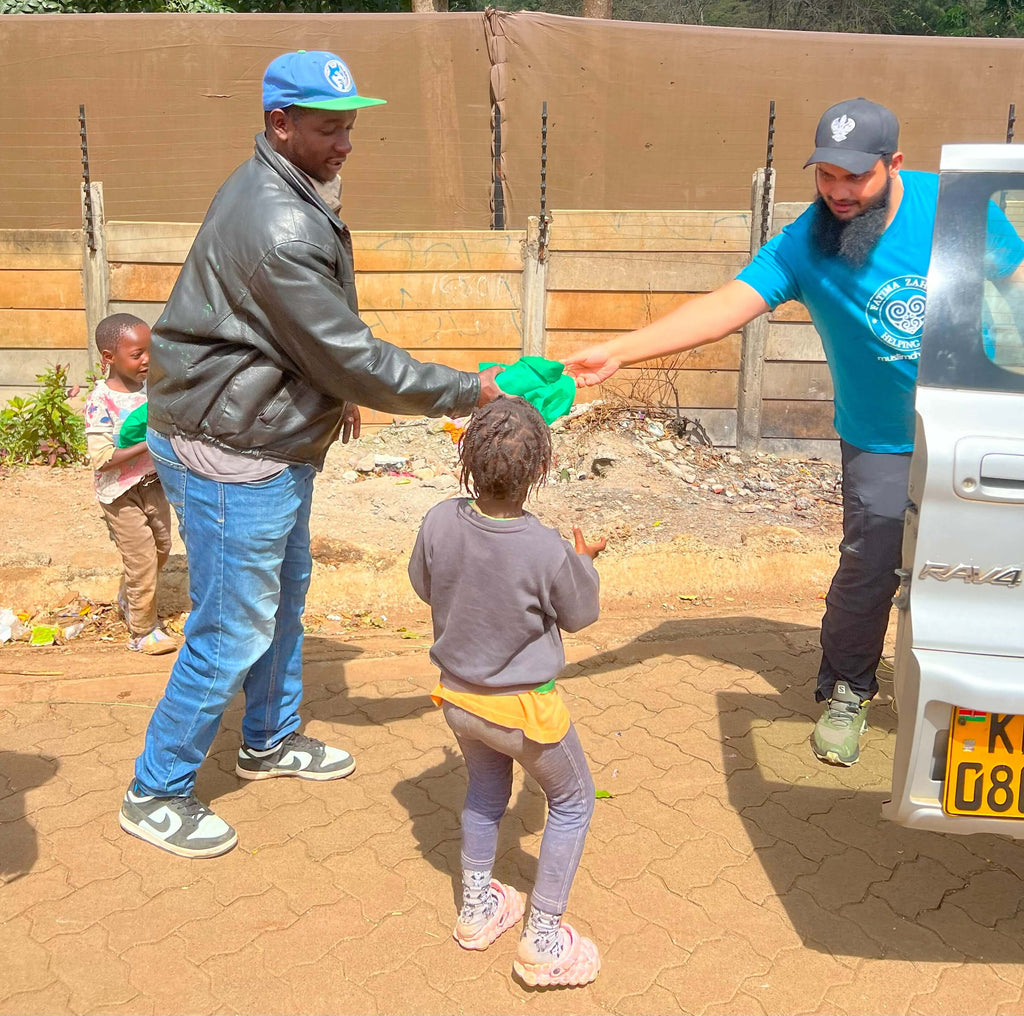 Nairobi, Kenya - Participating in Holy Qurbani Program by Processing, Packaging & Distributing Holy Qurbani Meat from 7 Holy Qurbans to 110 Less Privileged Individuals & Families