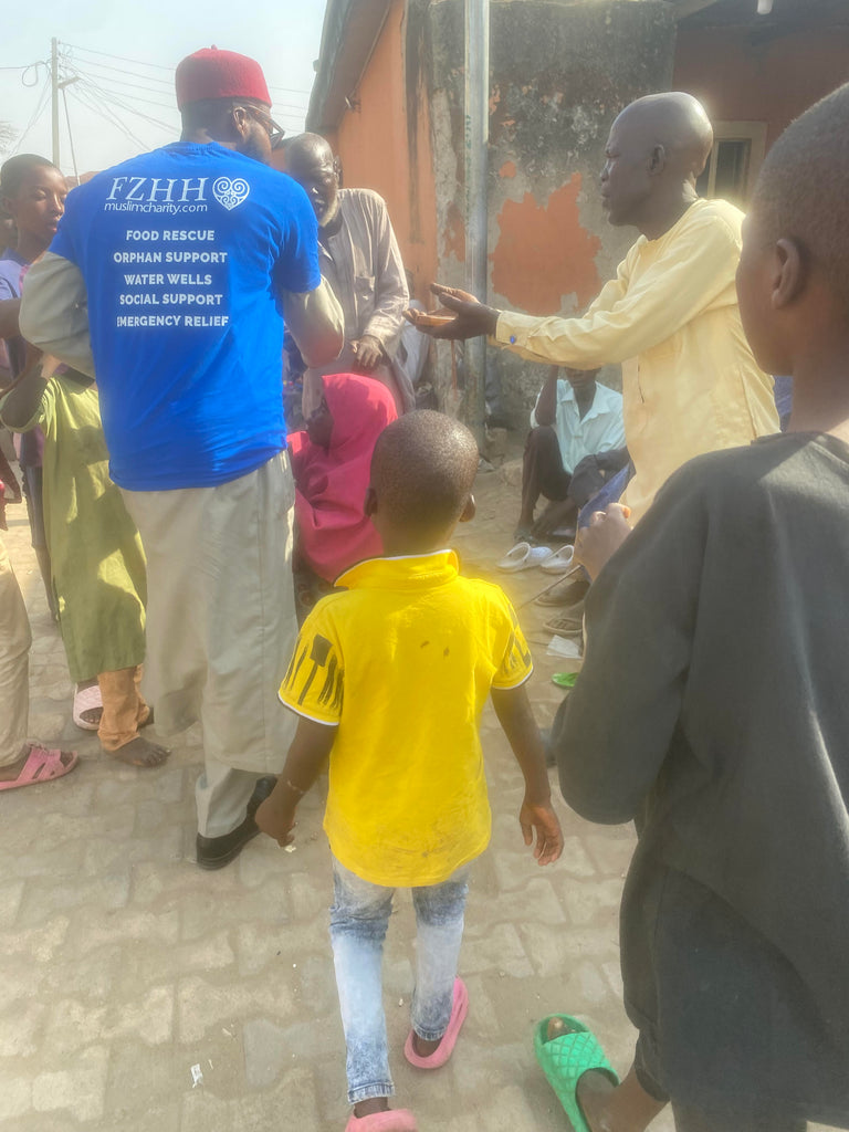 Abuja, Nigeria - Participating in Holy Qurbani Program & Mobile Food Rescue Program by Distributing Holy Qurban Meat to 100+ Less Privileged Children & Elderly People