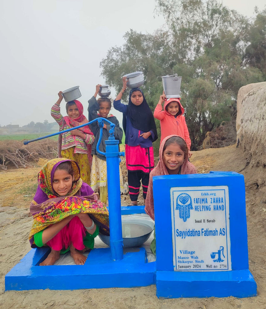 Sindh, Pakistan – Sayyidatina Fatimah AS – FZHH Water Well# 2734