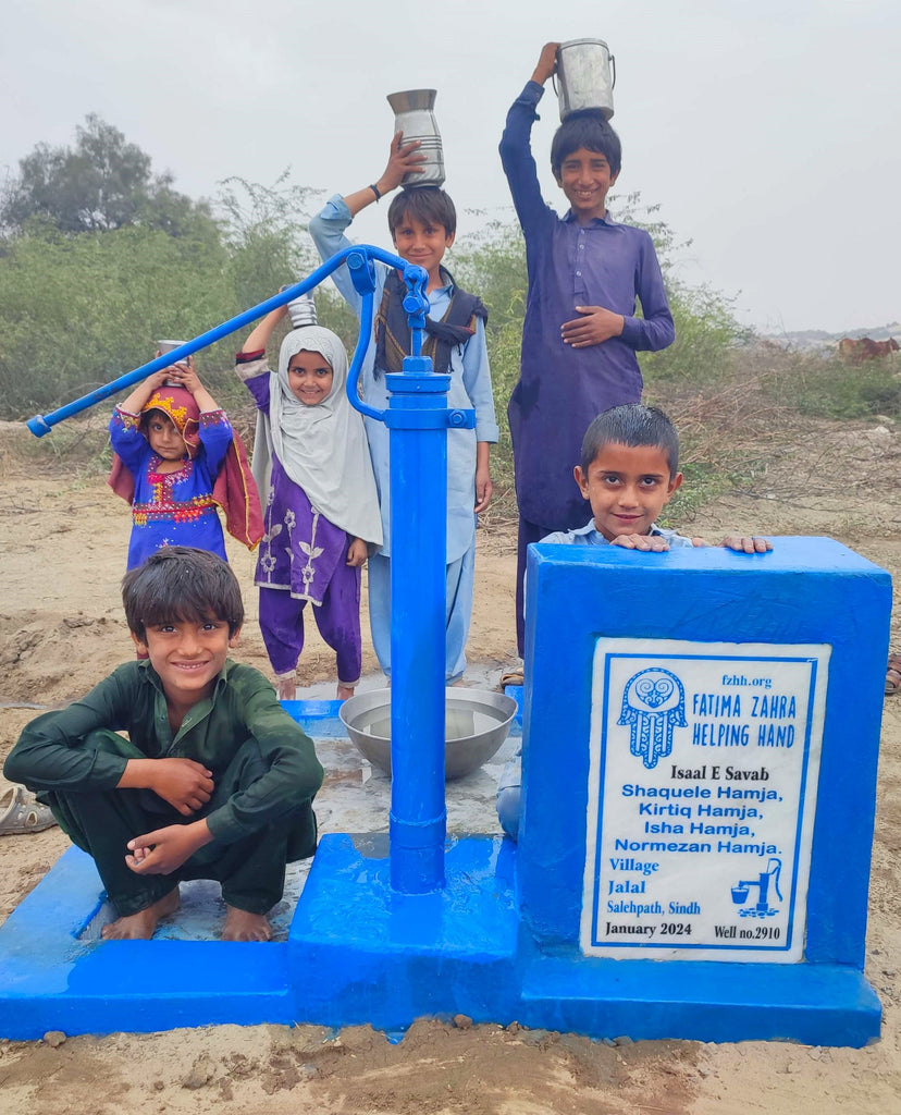 Sindh, Pakistan – Shaqauele Hamja, Kirtiq Hamja, Isha Hamja, Normezan Hamja – FZHH Water Well# 2910