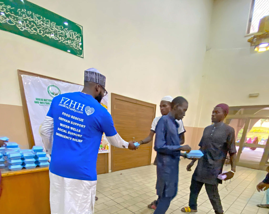 Abuja, Nigeria - Ramadan Program 18 - Participating in Month of Ramadan Appeal Program & Mobile Food Rescue Program by Distributing Hot Iftari Dinners to 207+ Less Privileged People at Local Community Mosque