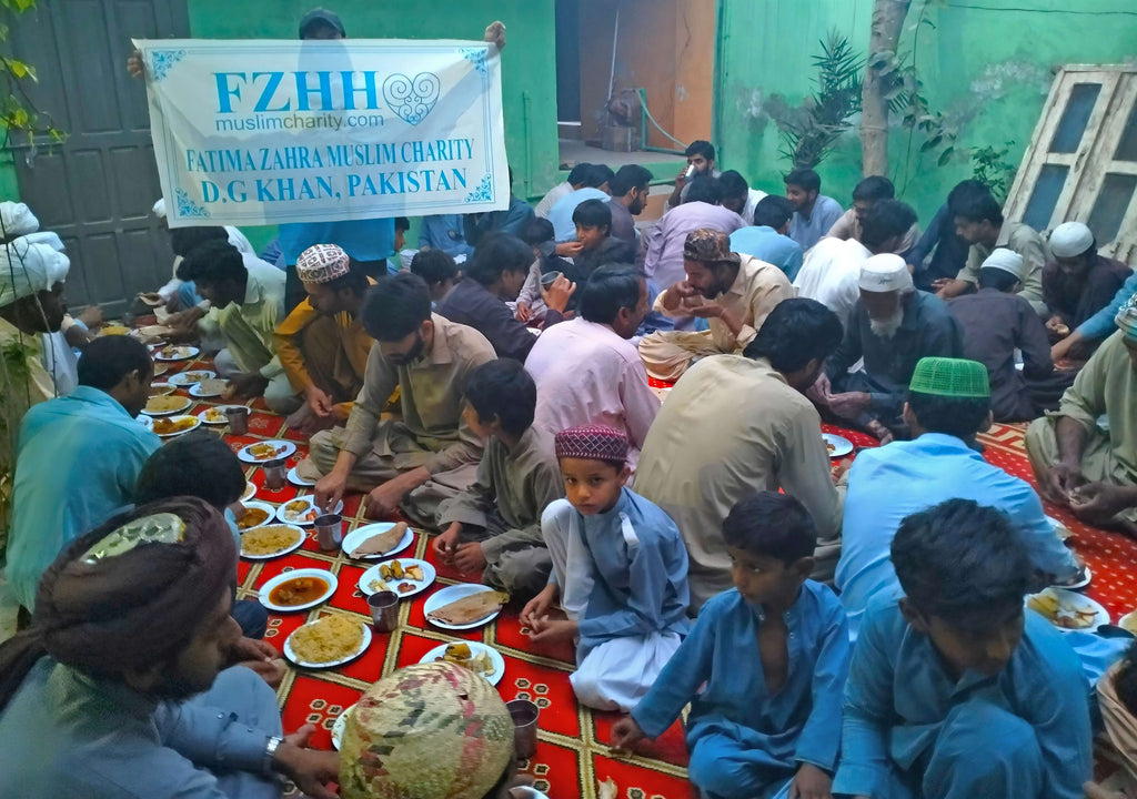 Punjab, Pakistan - Ramadan Day 22 - Participating in Month of Ramadan Appeal Program & Mobile Food Rescue Program by Serving 150+ Complete Iftari Meals with Hot Dinners & Cold Drinks to Less Privileged Men & Children