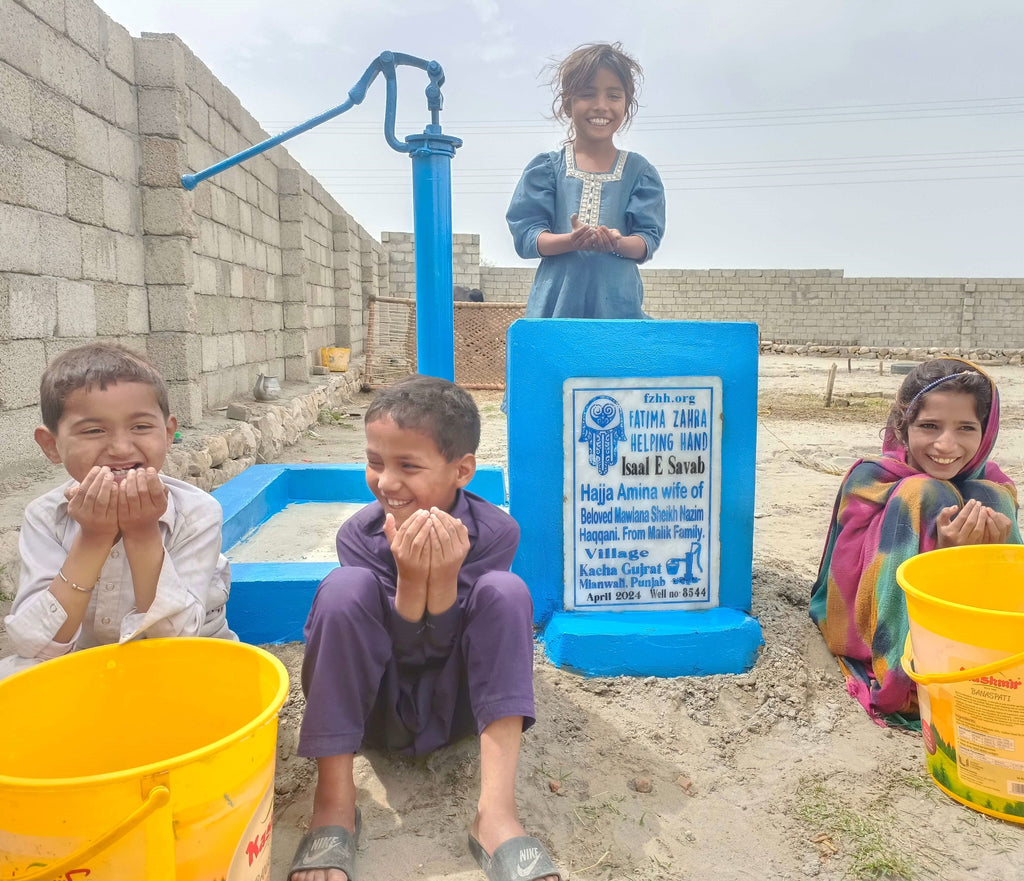 Punjab, Pakistan – Hajja Amina wife of Beloved Mawlana Sheikh Nazim Haqqani. From Malik Family – FZHH Water Well# 3544