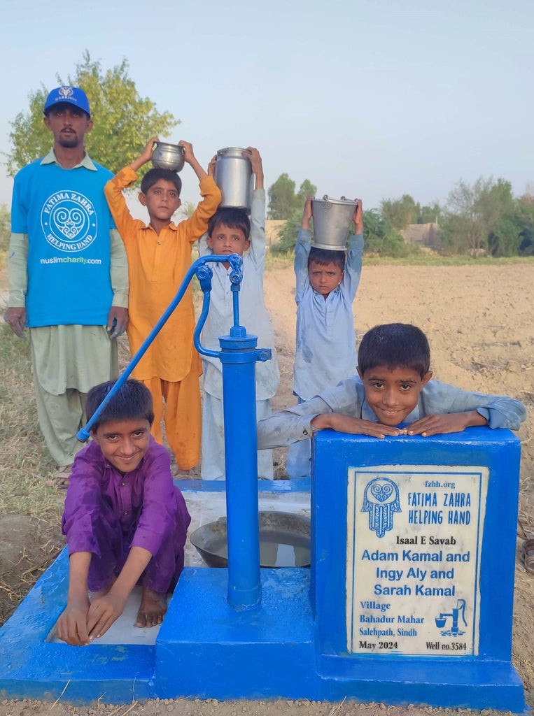Sindh, Pakistan – Adam Kamal and lngy Aly and Sarah Kamal – FZHH Water Well# 3584