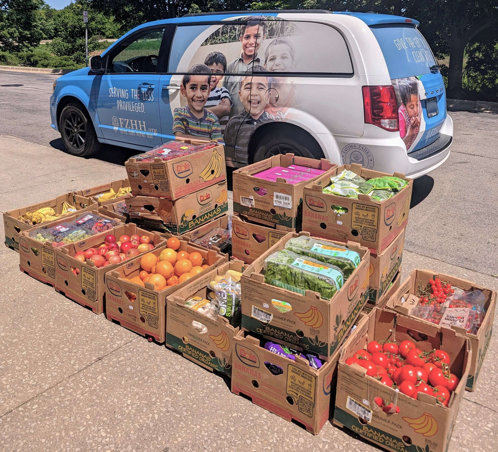 Chicago, Illinois - Participating in Mobile Food Rescue Program by Rescuing & Distributing Fresh Fruits & Vegetables to Local Community's Homeless Shelters Serving Less Privileged People