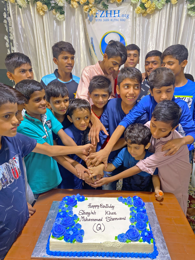 Lahore, Pakistan - Participating in Orphan Support & Mawlid Support Programs by Celebrating ZikrAllah & Mawlid an Nabi ﷺ, Serving Hot Meals with Blessed Birthday Cake & Distributing Goodie Bags to Beloved Orphans