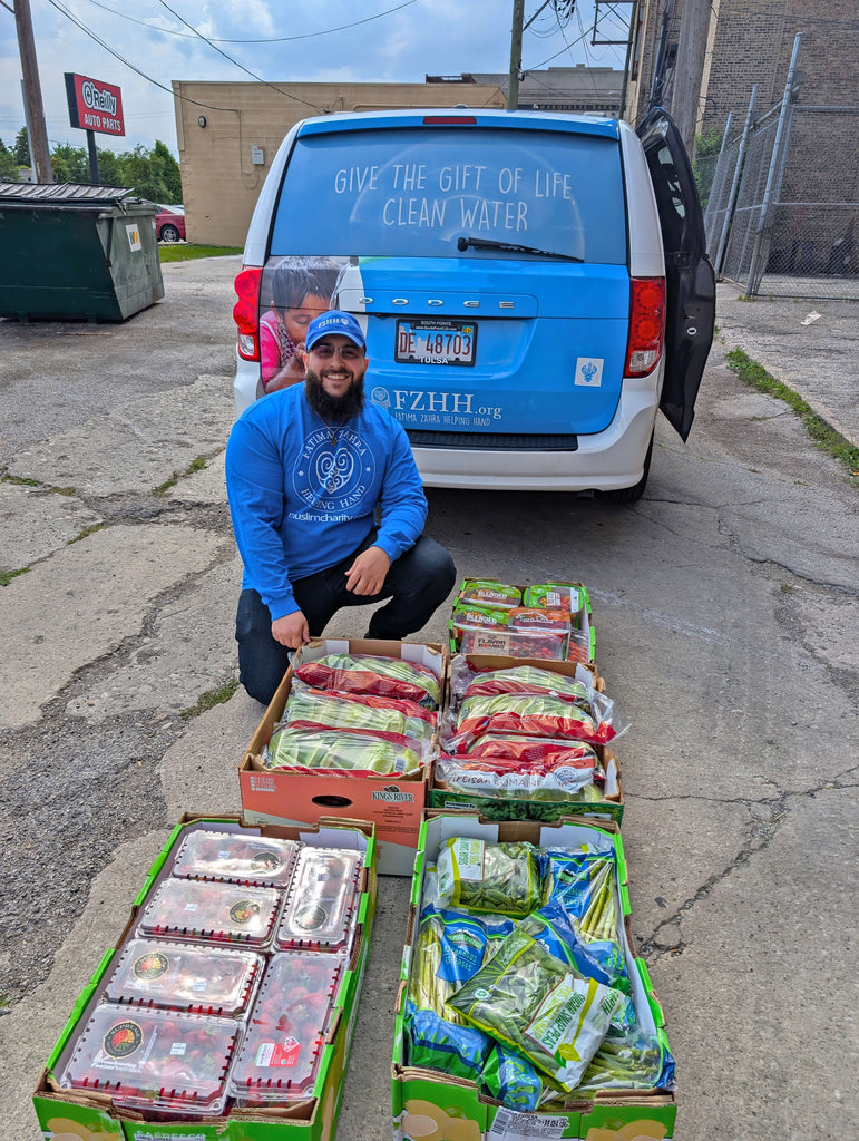 Chicago, Illinois - Participating in Mobile Food Rescue Program by Rescuing & Distributing 600+ lbs. of Fresh Fruits & Vegetables to Local Community's Homeless Shelters Serving Less Privileged People