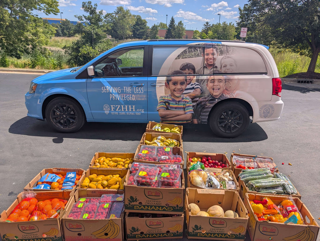 Chicago, Illinois - Participating in Mobile Food Rescue Program by Rescuing & Distributing 600+ lbs. of Fresh Fruits & Vegetables to Local Community's Homeless Shelters Serving Less Privileged People