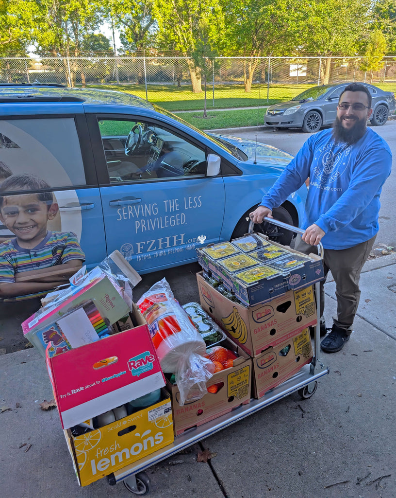 Chicago, Illinois - Participating in Mobile Food Rescue Program by Rescuing & Distributing Essential Supplies & 600+ lbs. of Fresh Fruits & Vegetables to Local Community's Homeless Shelters Serving Less Privileged People