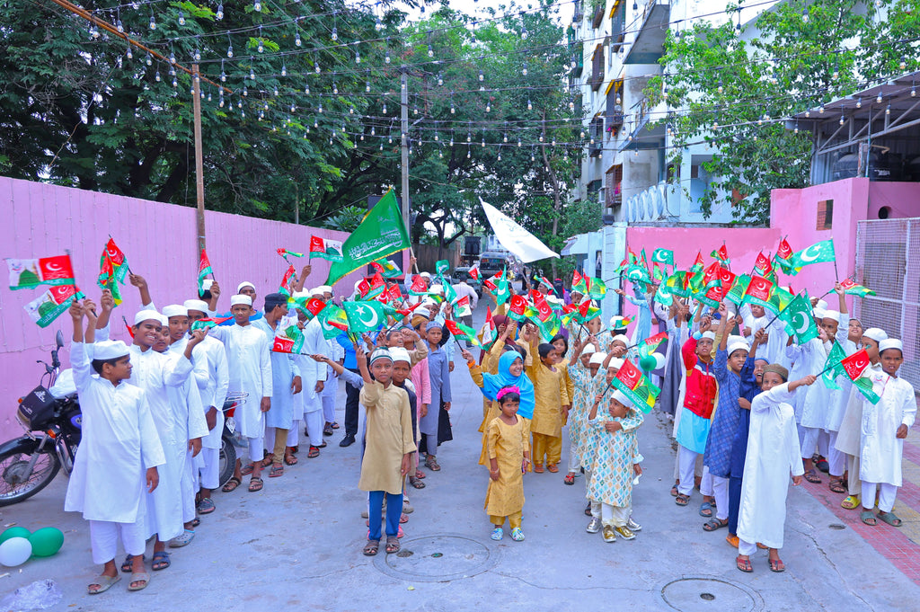 Hyderabad, India - Participating in Orphan Support & Mawlid Support Programs by Celebrating Third Annual Grand Mawlid an Nabi ﷺ with 500+ Beloved Orphans, Madrasa Students & Less Privileged Families - Holy Blessed Parade