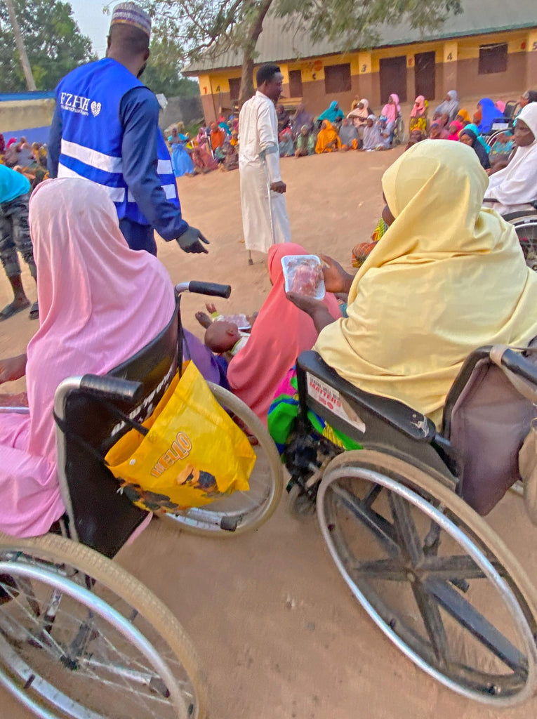 Abuja, Nigeria - Participating in Holy Qurbani Program & Mobile Food Rescue Program by Processing, Packaging & Distributing Holy Qurbani Meat from 6+ Holy Qurbans to Local Community's 265+ Less Privileged People Living with Disabilities