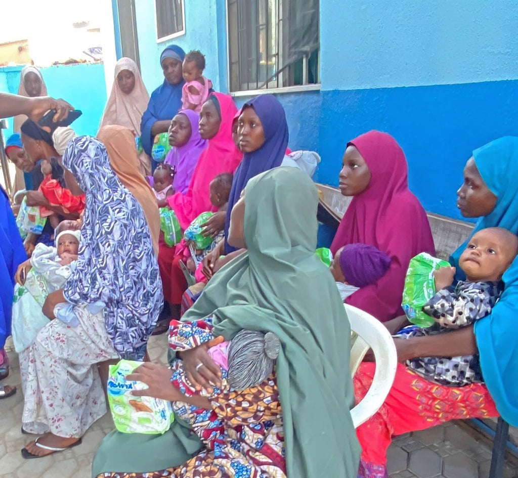 Abuja, Nigeria - Participating in Orphan Support Program & Pediatric Program by Distributing Essential Pediatric Consumable Supplies & Anti-Malaria Medicines to Beloved Orphans, Less Privileged Children & 14+ Nursing Mothers at Local Health Center