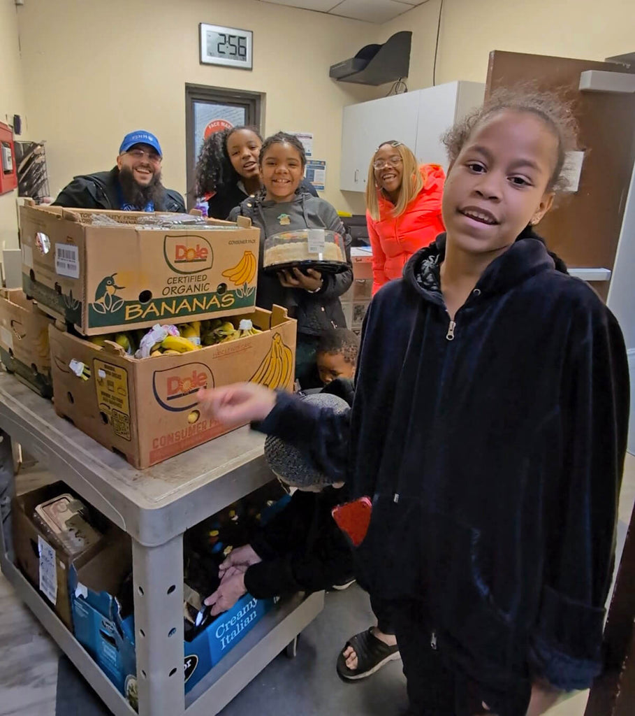 Chicago, Illinois - Participating in Mobile Food Rescue Program by Rescuing & Distributing Over 600+ lbs. of Fresh Fruits, Vegetables & Blessed Birthday Cakes to Local Community's Homeless Shelters