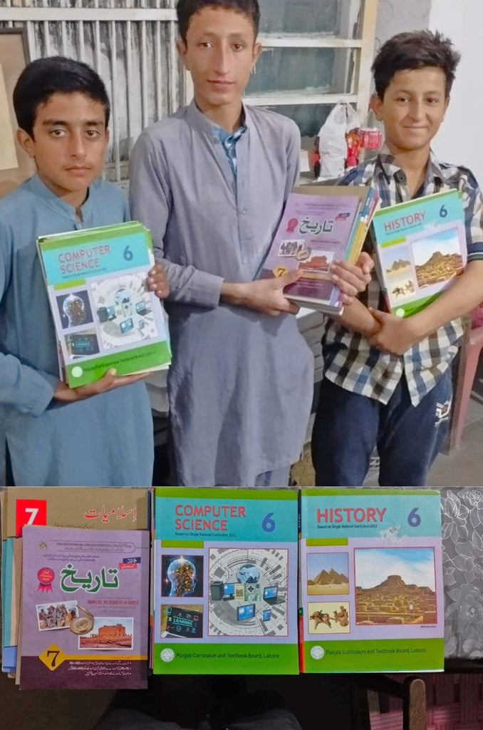 Lahore, Pakistan - Participating in Orphan Support Program by Distributing Essential School Books with Goodie Bags & Candies to Beloved Orphans at Local Community Orphanage