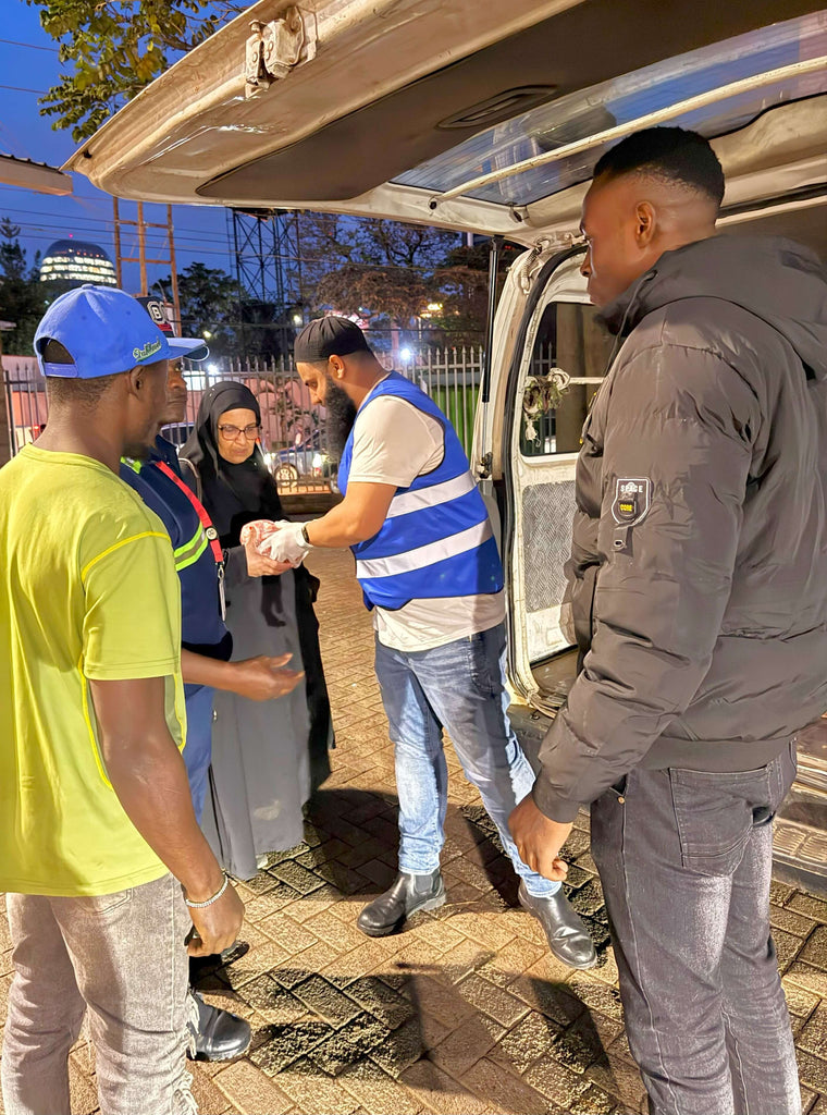 Nairobi, Kenya - Participating in Holy Qurbani Program & Mobile Food Rescue Program by Processing, Packaging & Distributing Over 190+ lbs. of Holy Qurbani Meat from 11+ Holy Qurbans to Local Community's 55+ Less Privileged People