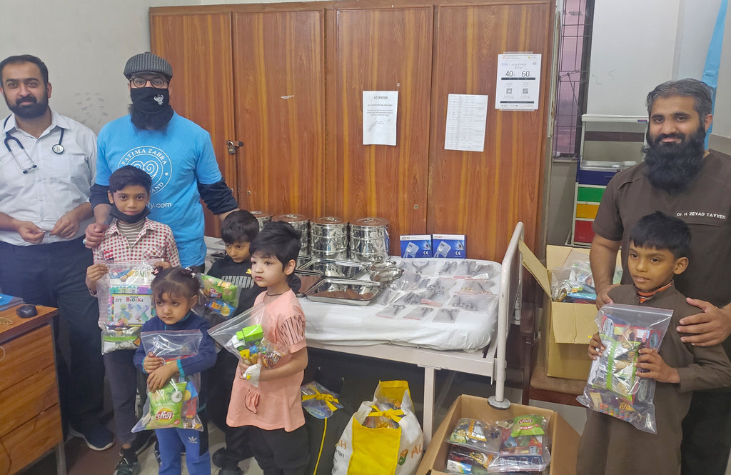 Lahore, Pakistan - Participating in Pediatric Ward Program & Orphan Support Program by Donating Essential Medical Equipment to a Pediatric Surgery Ward and Distributing Goodie Bags Filled with Candies & Gifts at Local Community's Children's Hospital