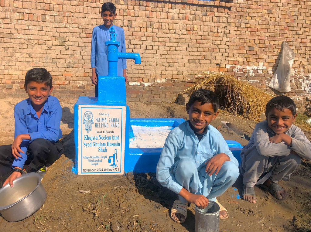 Punjab, Pakistan – Khujsta Neelem bint Syed Ghulam Hussain Shah – FZHH Water Well# 4773