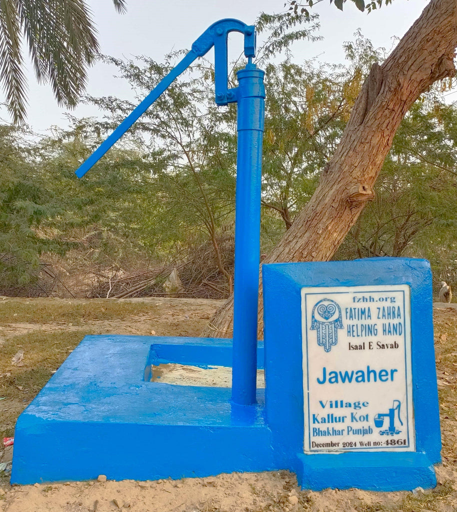 Punjab, Pakistan – Jawaher – FZHH Water Well# 4861 Order no. 51842