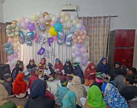 Lahore, Pakistan - Participating in Orphan Support & Mawlid Support Programs by Celebrating ZikrAllah & Mawlid an Nabi ﷺ, Serving Hot Meals, Blessed Birthday Cake & Distributing Blessed Goodie Bags & Gifts to Beloved Orphans & Less Privileged Children