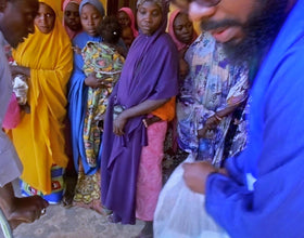 Abuja, Nigeria - Participating in Pediatric Medical Outreach Program by Distributing Diapers to 90+ Babies & Nursing Mothers and Distributing Candies to 150+ Less Privileged Children at Internally Displaced Camp