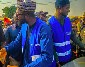 Abuja, Nigeria - Participating in Holy Qurbani Program & Mobile Food Rescue Program by Processing, Packaging & Distributing Holy Qurbani Meat from 6+ Holy Qurbans to 200+ Adults & Distributing Rice Bags, Footwear & Lots of Candies to Children