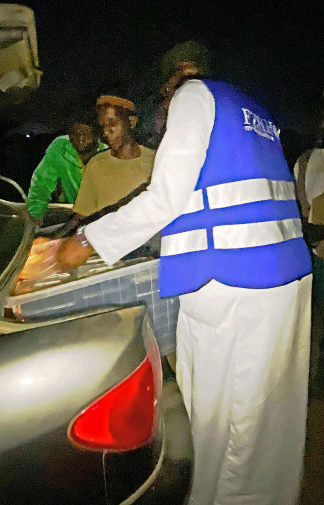 Abuja, Nigeria - Participating in Mobile Food Rescue Program by Distributing Hot Meals to 200+ Less Privileged Children & Adults