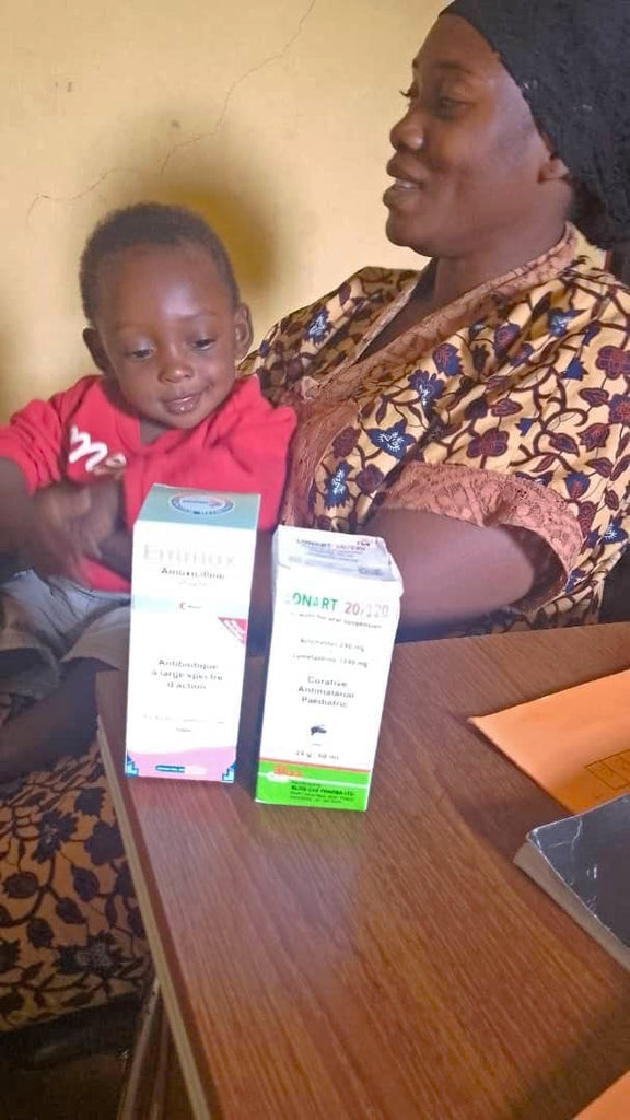 Abuja, Nigeria - Participating in Pediatric Medical Outreach Program by Distributing Essential Pediatric Consumable Supplies & Anti-Malaria and Anti-Typhoid Medications with Administering Supplies to 150+ Less Privileged Children at Local Health Centers